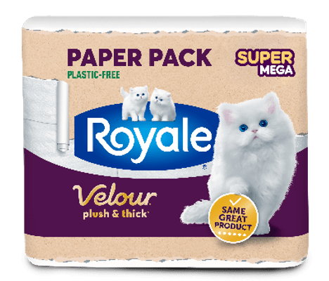 Royale® Velour® Paper Pack - Super Mega Rolls